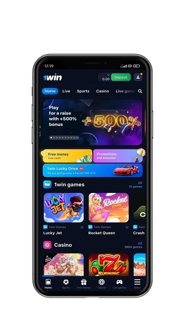 1Win App for iOS and Android