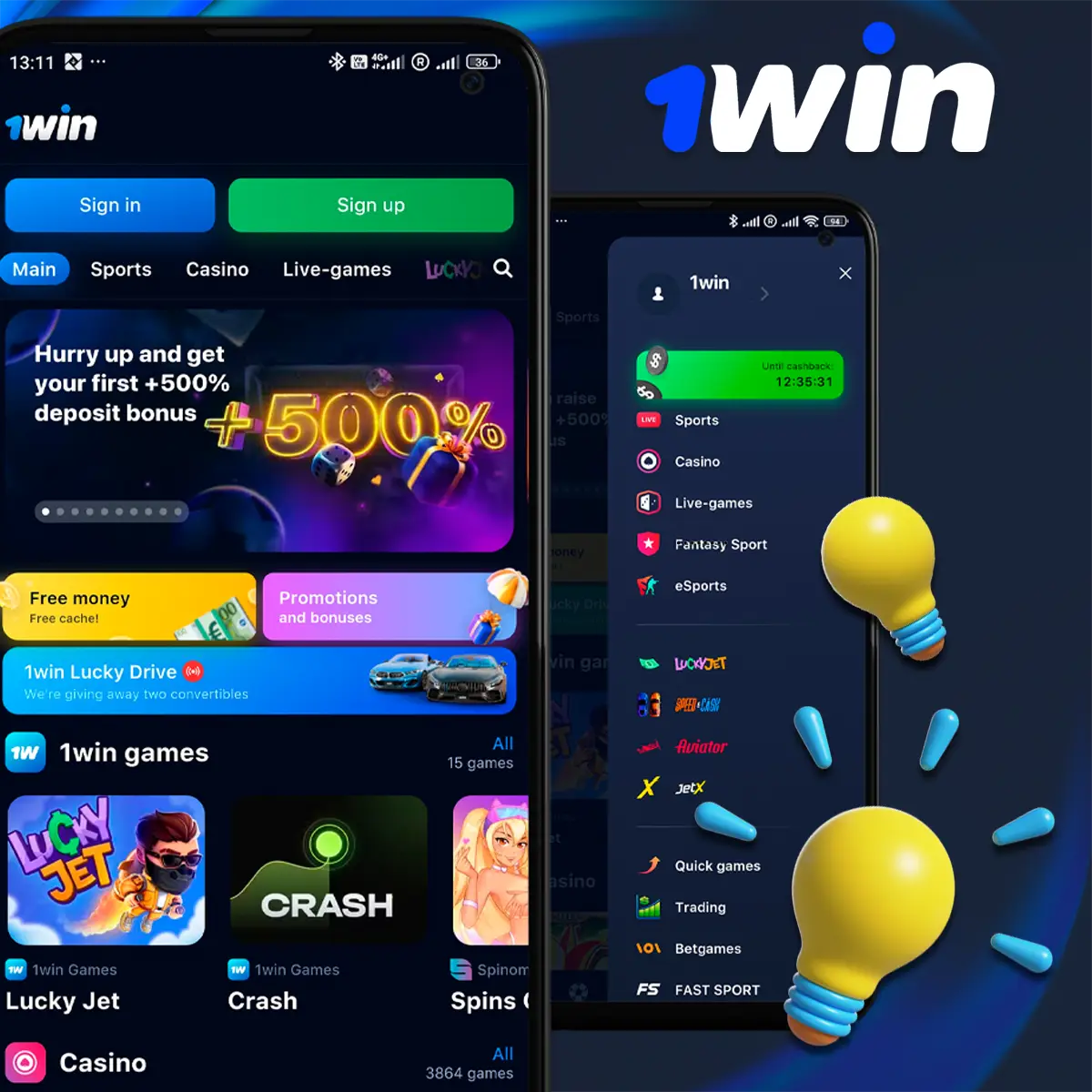 Main Features of the 1win Betting App
